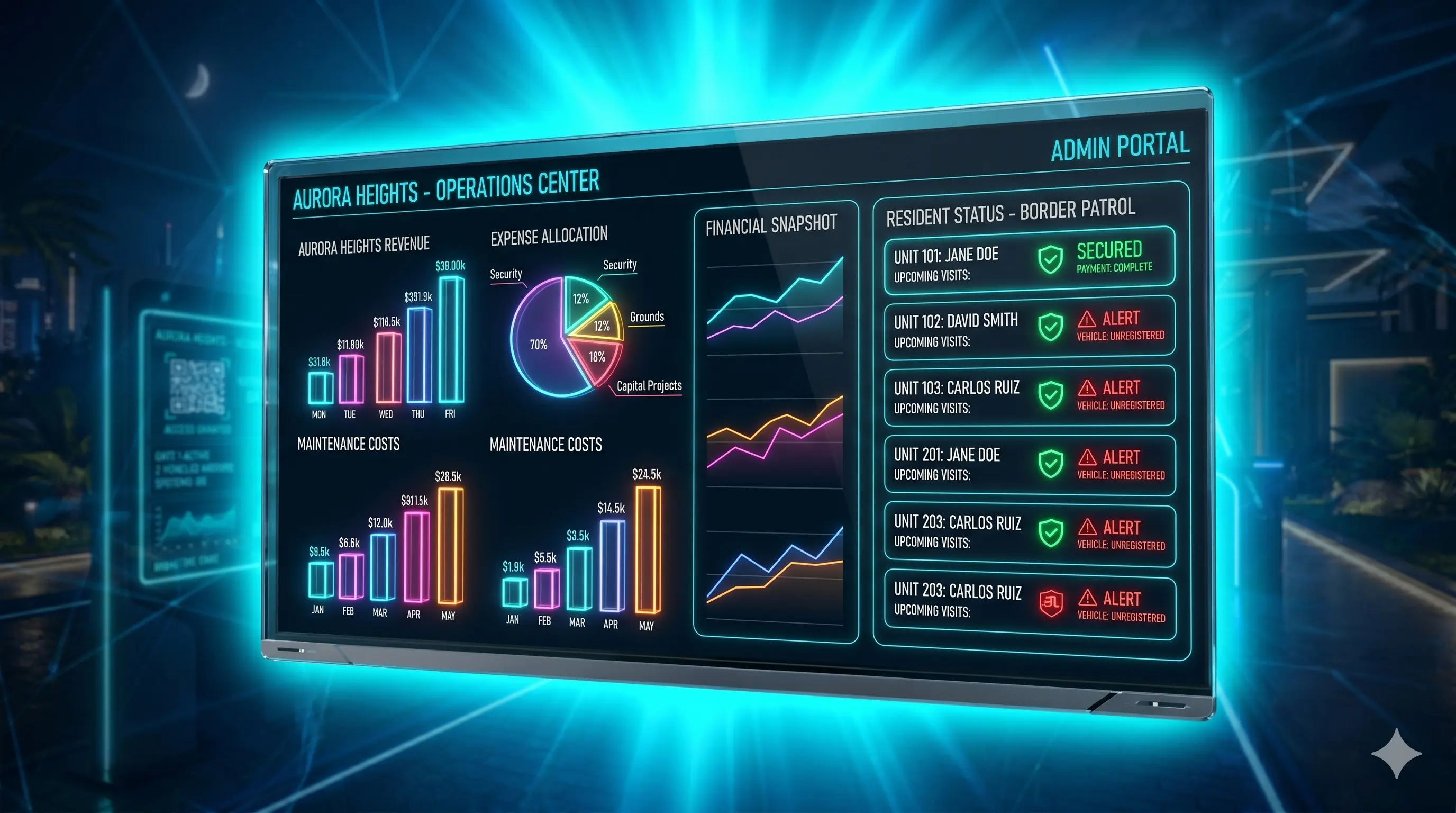 Dashboard Financiero SCG Access